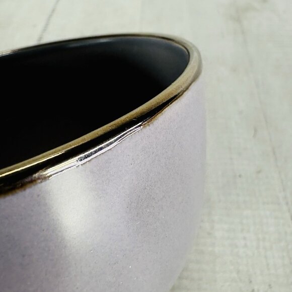 Thyme & Table AVA Gray Smooth Platinum Stoneware Dessert Ice Cream Bowl Set 4 - Picture 14 of 16